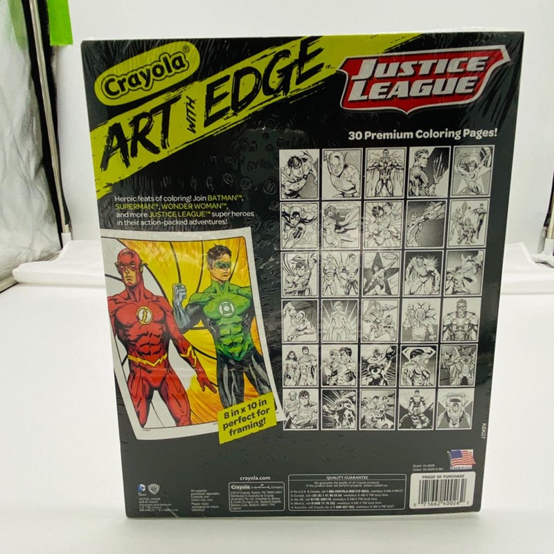 Art with Edge Crayola, Batman Collection Adult Coloring Book