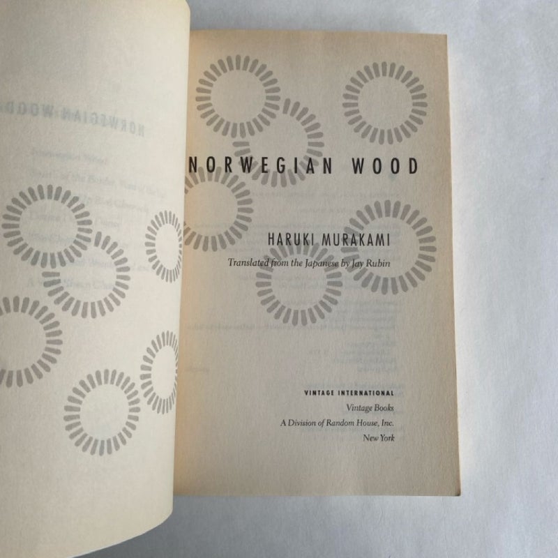 Norwegian Wood - 1st Printing, John Gall Cover