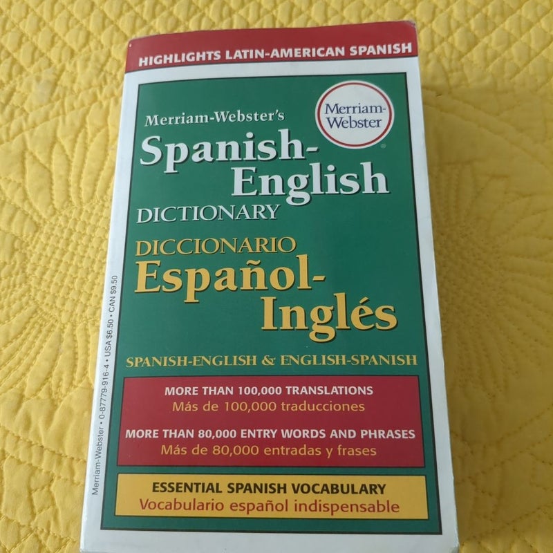 Merriam-Webster's Spanish-English Dictionary