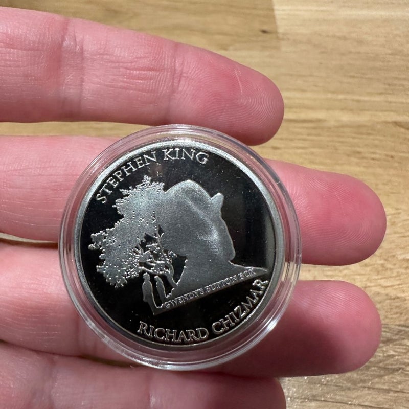 RARE Collectible Stephen King Castle Rock coin