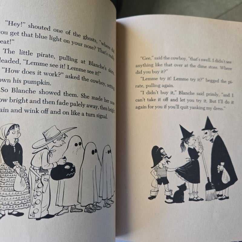 The Blue Nosed Witch paperback 1956 first printing cover has tear see photos 