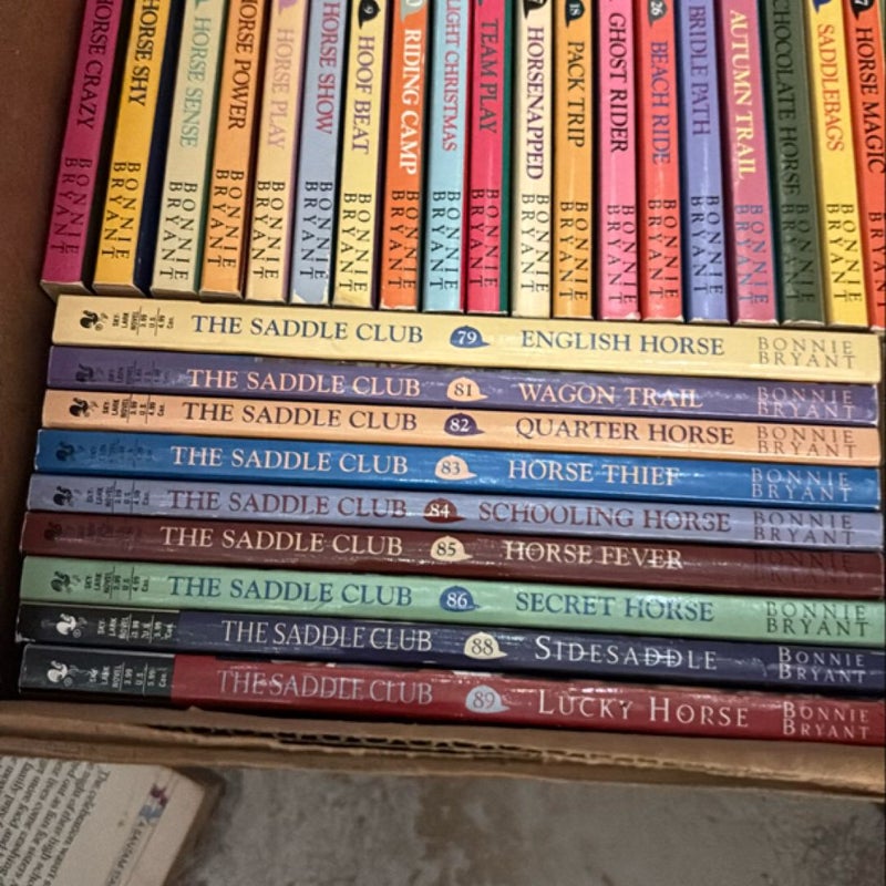 Assorted Saddle Club books