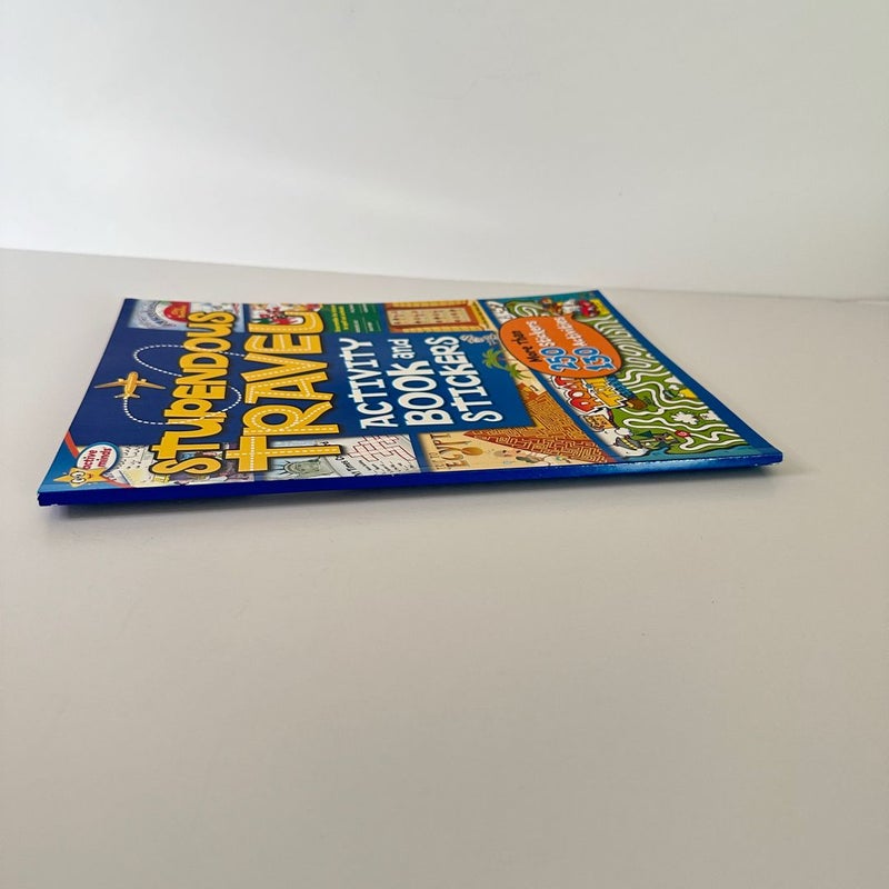 Active Minds Stupendous Travel Activity Book and Stickers