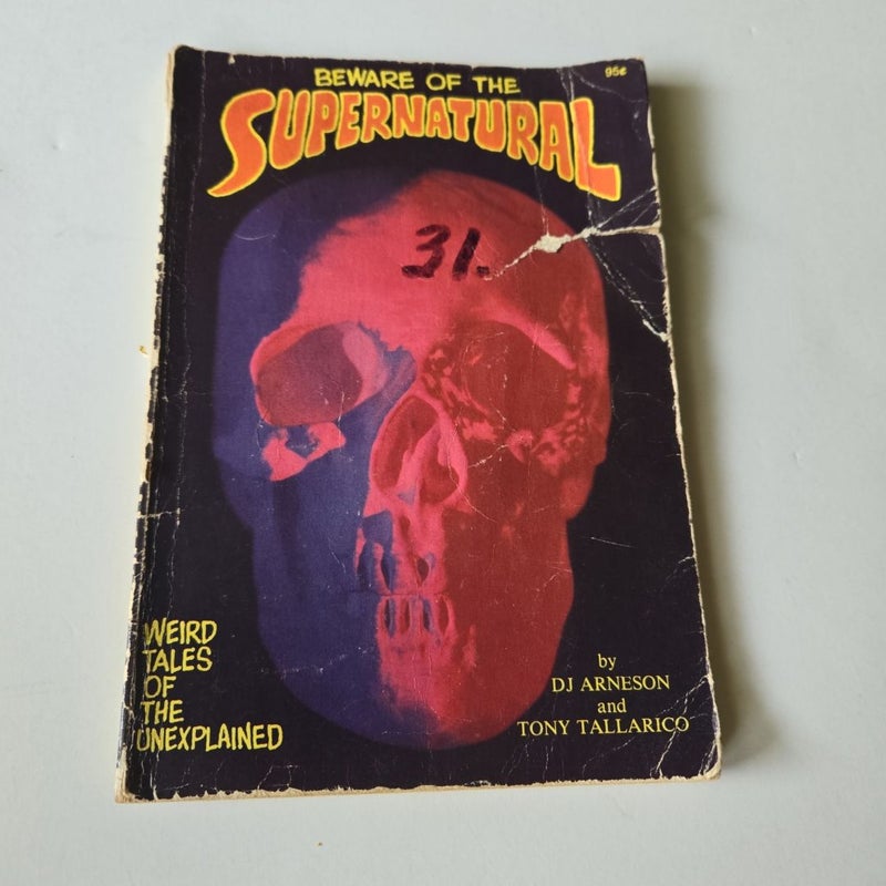 Beware of the Supernatural DJ Arnelson paperback 1980