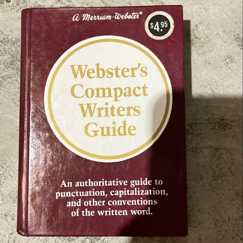 Webster's Compact Writer's Guide