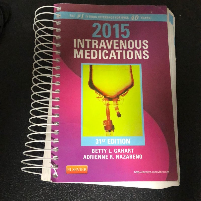 2015 Intravenous Medications