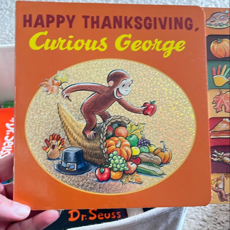 Happy Thanksgiving, Curious George Tabbed Board Book