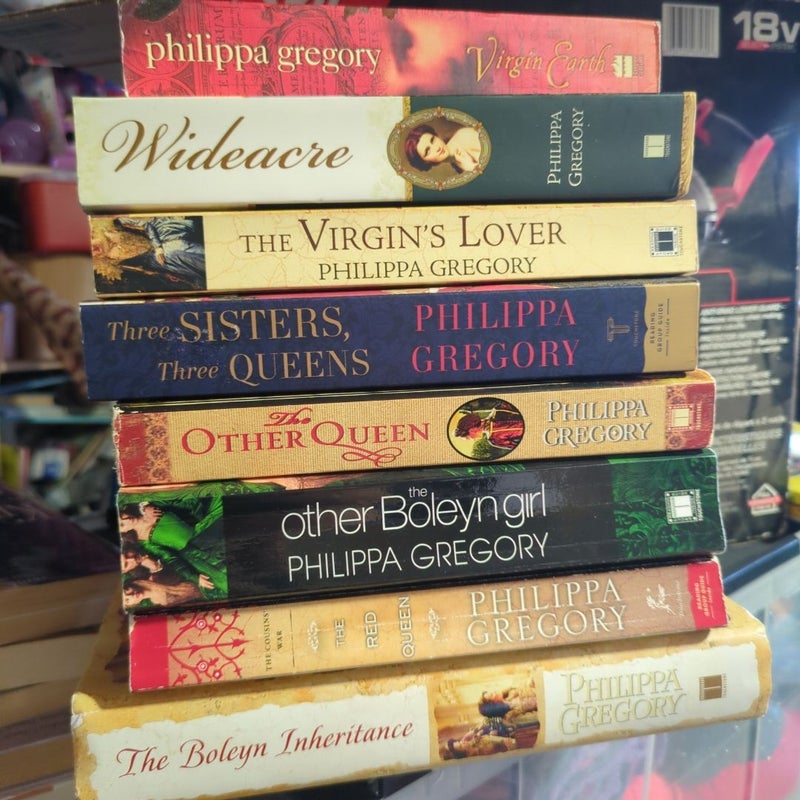 Philippa Gregory 8 book lot 