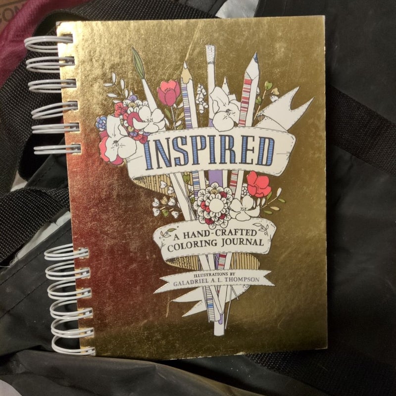Inspired: a Hand-Crafted Coloring Journal