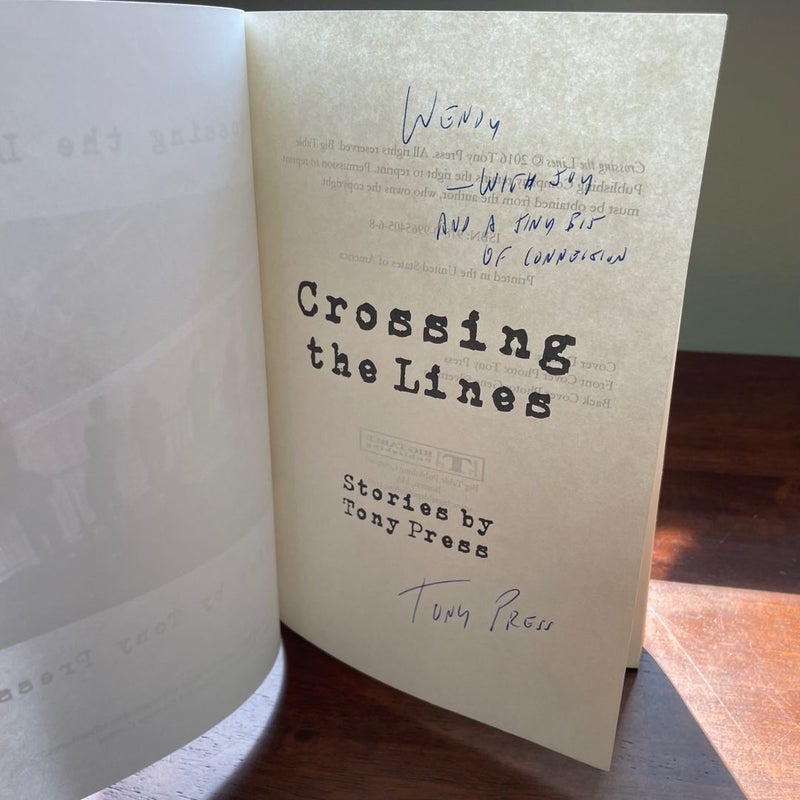 Crossing the Lines - Signed