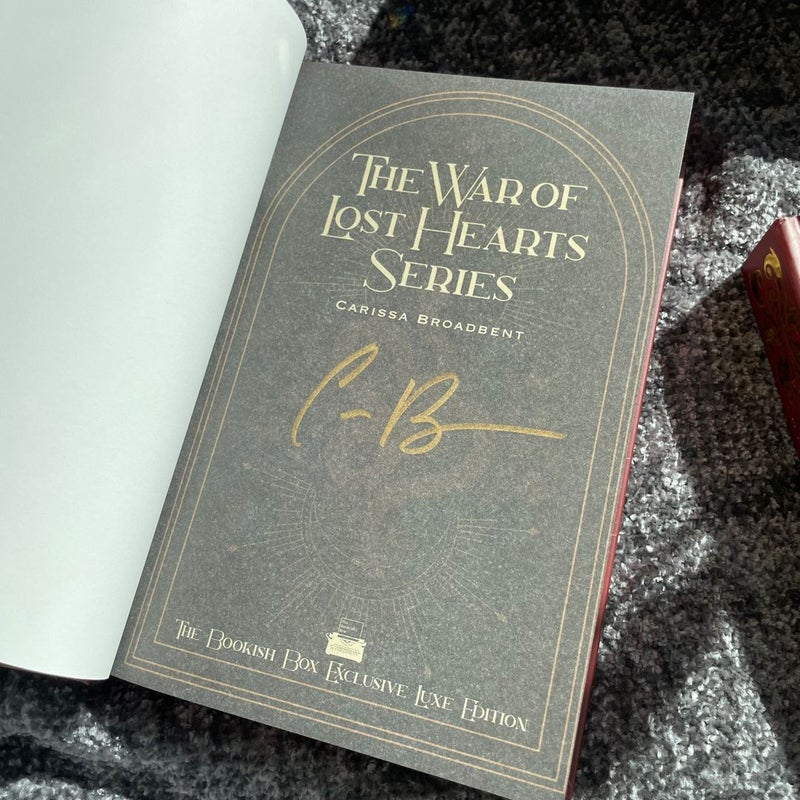 The War Of Lost Hearts Special edition Bookish Box — SIGNED
