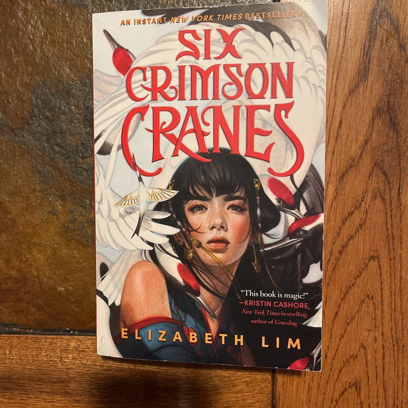 Six Crimson Cranes