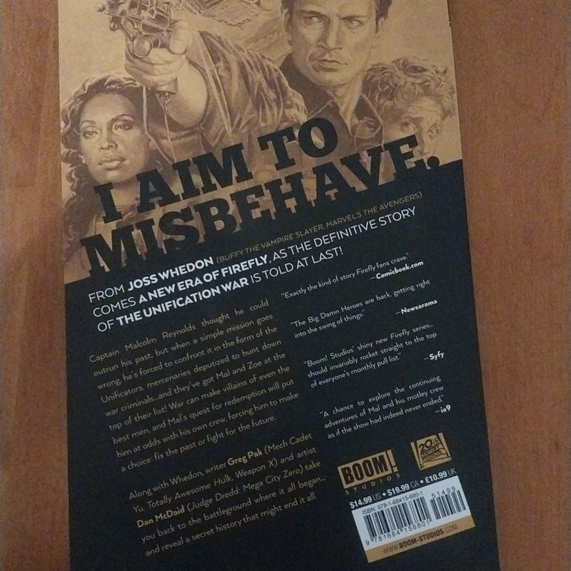 Firefly: the Unification War Vol. 1 and 2