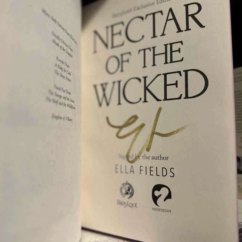 Nectar of the Wicked Fairyloot Exclusive 