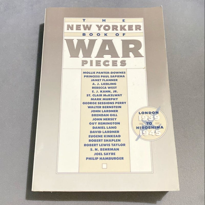 The New Yorker Book of War Pieces
