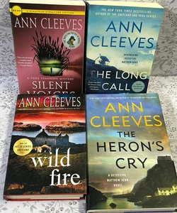 Ann Cleeves 2 Paperback 2 Hardcover Bundle