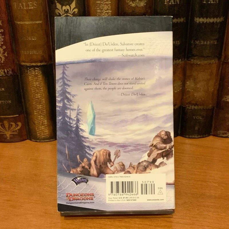 Forgotten Realms: The Crystal Shard, Legend of Drizzt, Icewind Dale 1, Reprint Edition