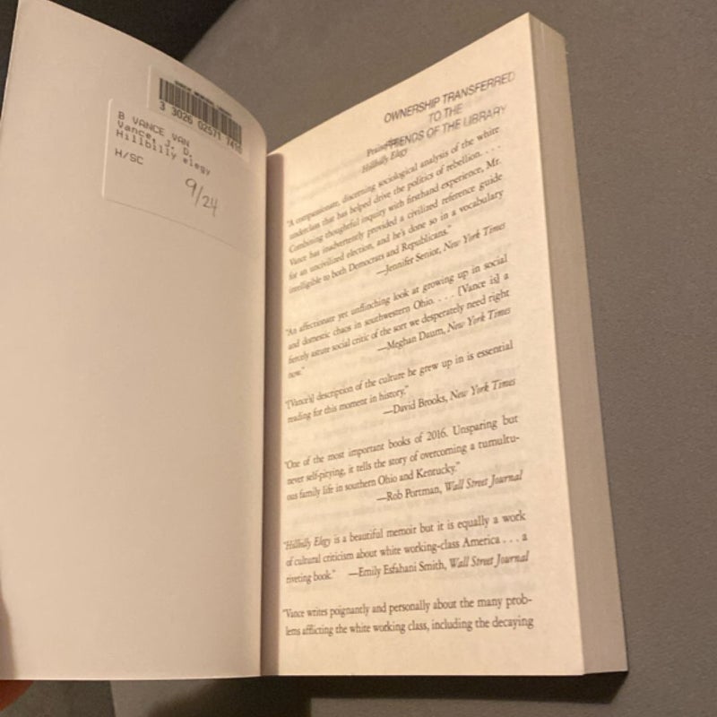 Hillbilly Elegy