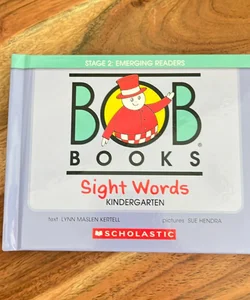 Bob Books - Sight Words Kindergarten Hardcover Bind-Up Phonics, Ages 4 and up, Kindergarten (Stage 2: Emerging Reader)