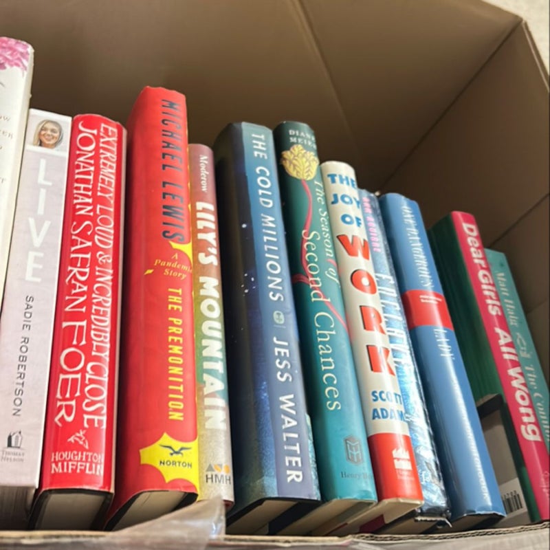 Bulk 20 books hardcover 