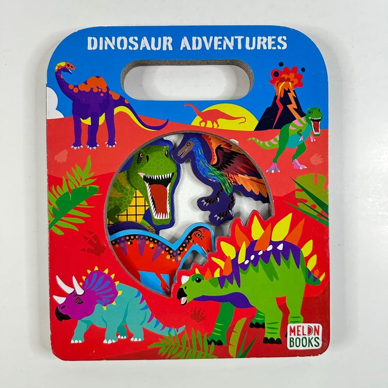 Dinosaur Adventures, Die Cut with Handle