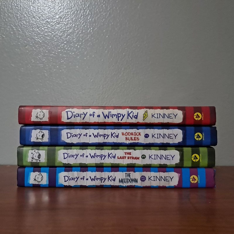Diary of a Wimpy Kid Bundle of 4