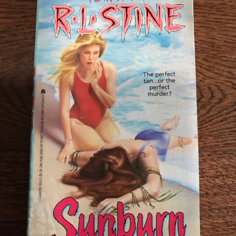 FEAR STREET R.L. STINE “SUNBURN” VINTAGE Teen Horror, First Edition 1991