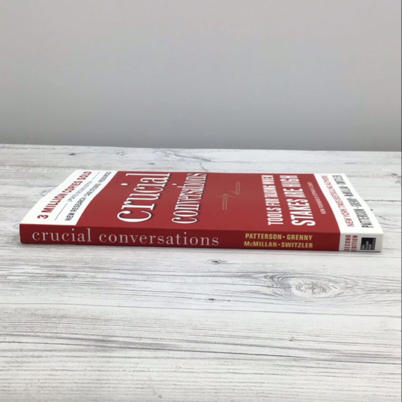 Crucial Conversations Tools for Talking When Stakes Are High, Second Edition