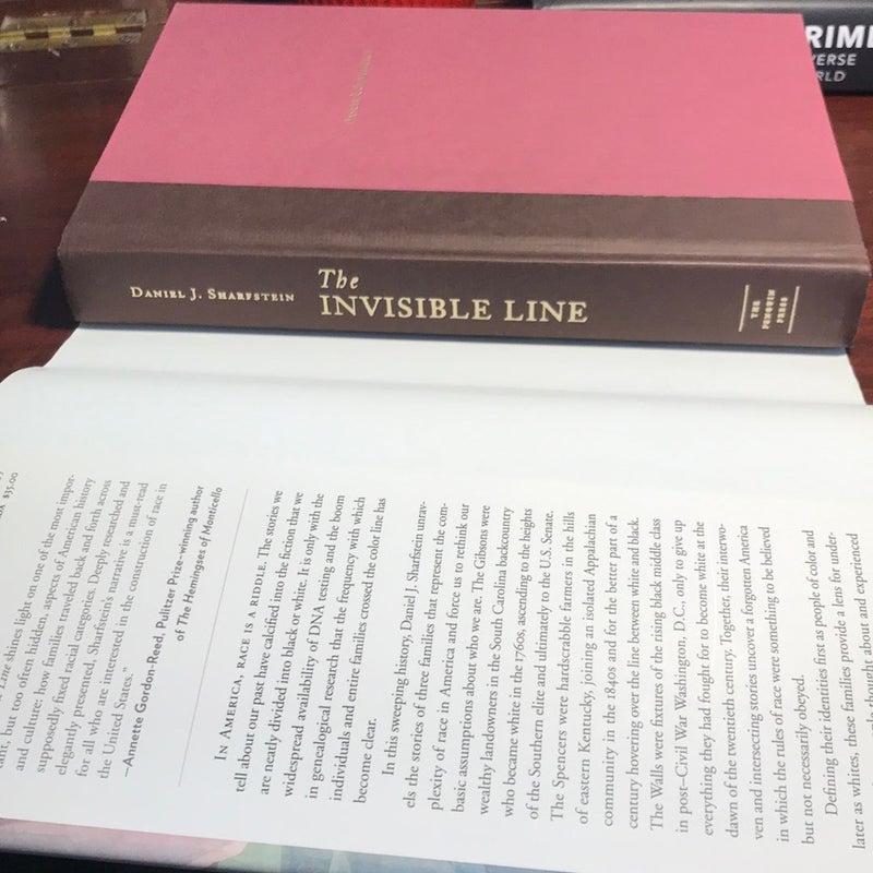 First edition/1st * The Invisible Line