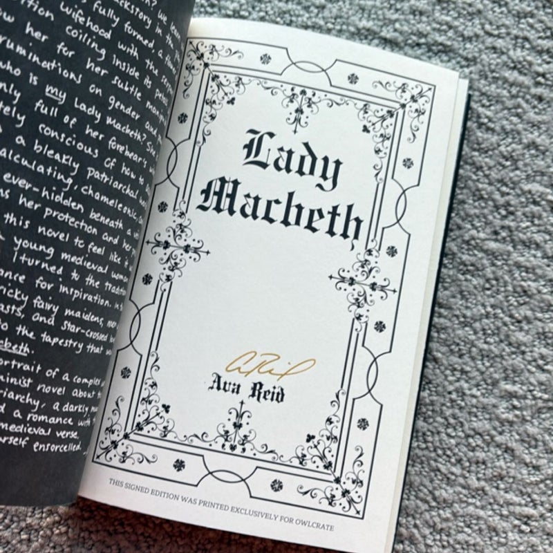 Lady Macbeth (Owlcrate)