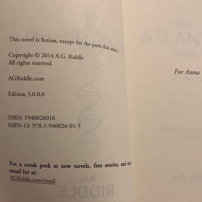 The Atlantis Gene