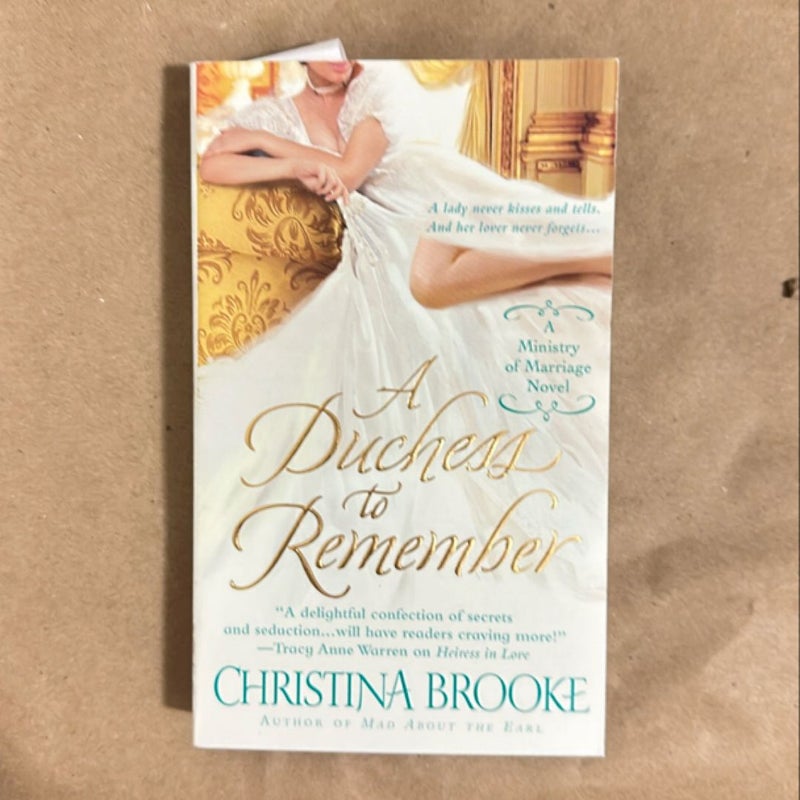 A Duchess to Remember 