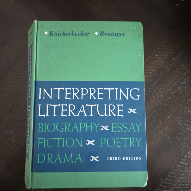 Interpreting literature