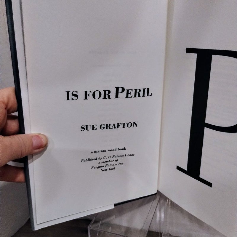 P Is for Peril ( 1st Edition 1st Printing)