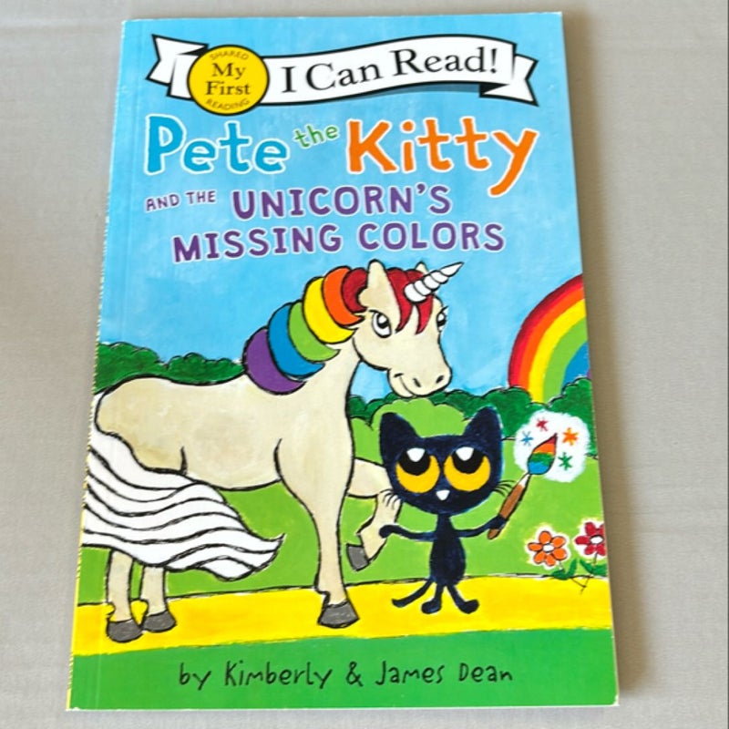 Pete the Kitty and the Unicorn's Missing Colors