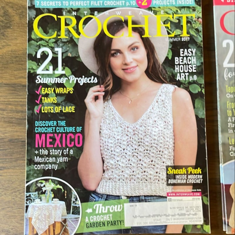 BUNDLE Crochet Booklets and Magazines 