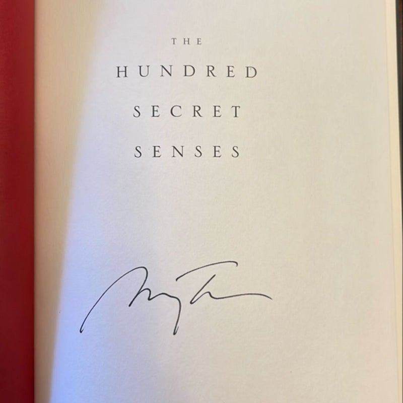 The Hundred Secret Senses *Signed First Edition*