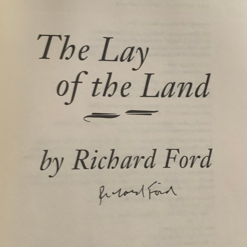 The Lay of the Land (Signed, 1st Ed.)