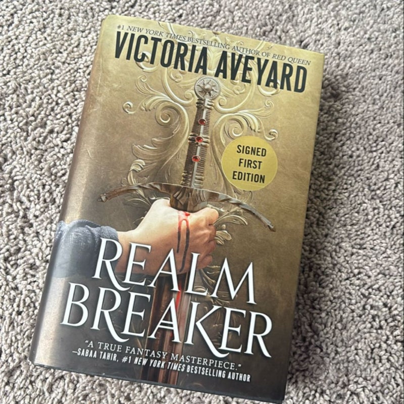 Realm Breaker (signed first edition)