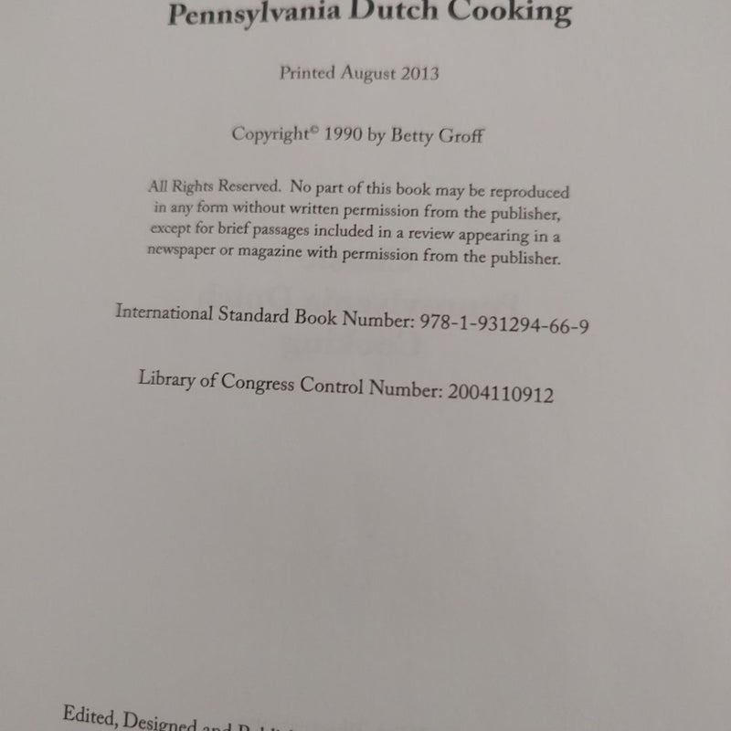 Classic Pennsylvania Dutch Cooking