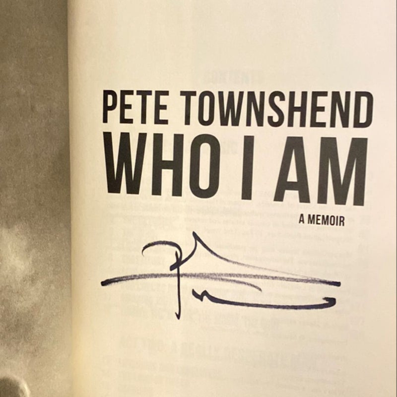 Who I Am—Signed