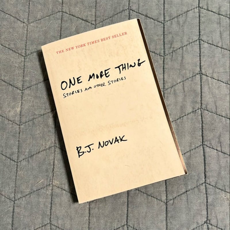One More Thing