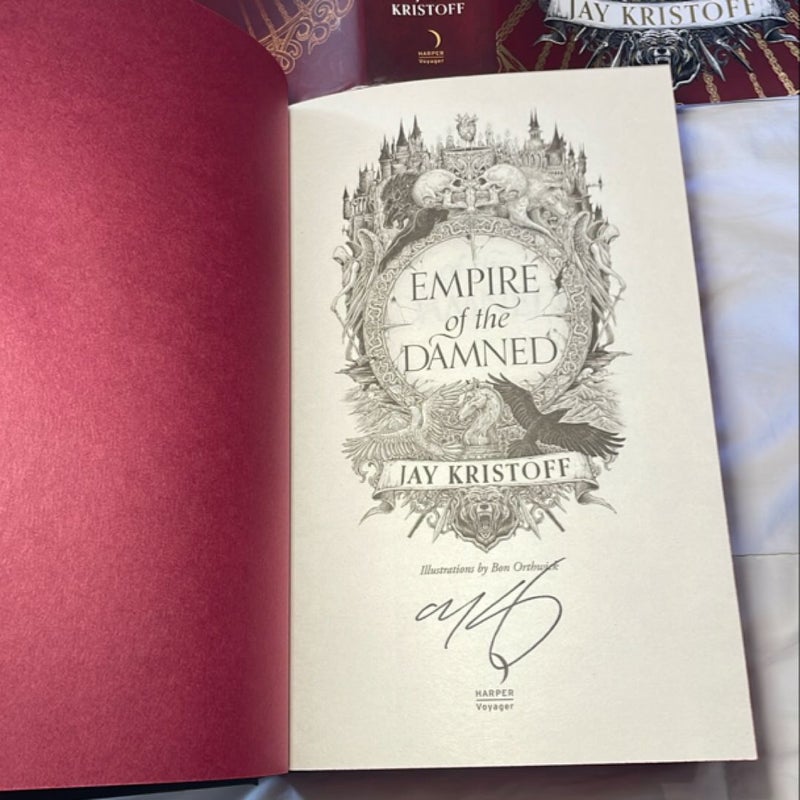 Empire of the Damned —Waterstones edition; signed