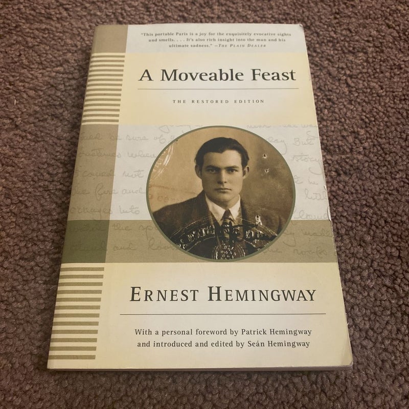 A Moveable Feast: the Restored Edition