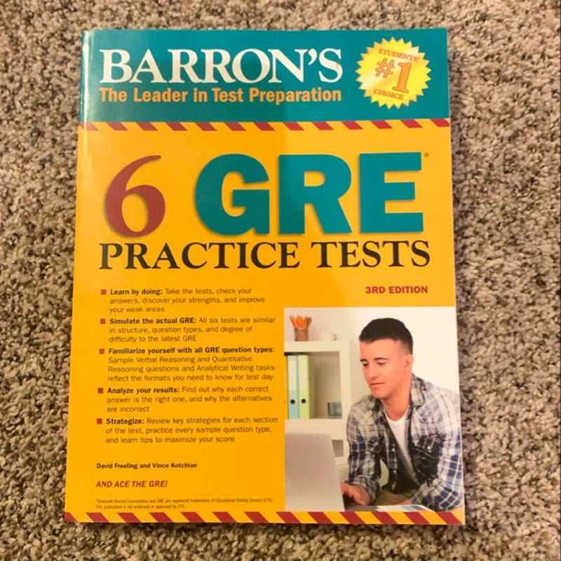 6 GRE Practice Tests