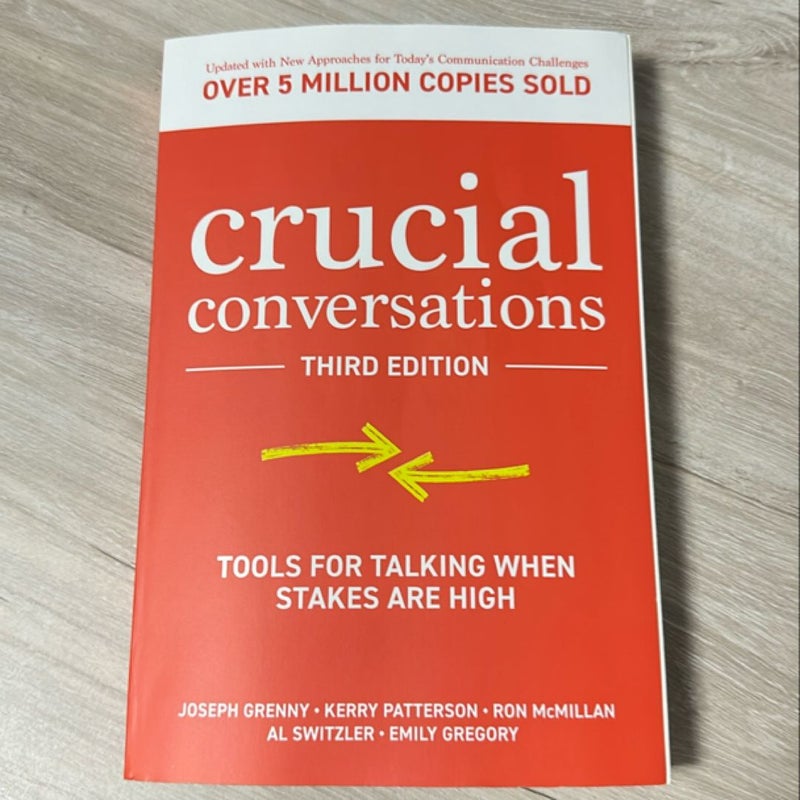 Crucial Conversations: Tools for Talking When Stakes Are High, Third Edition