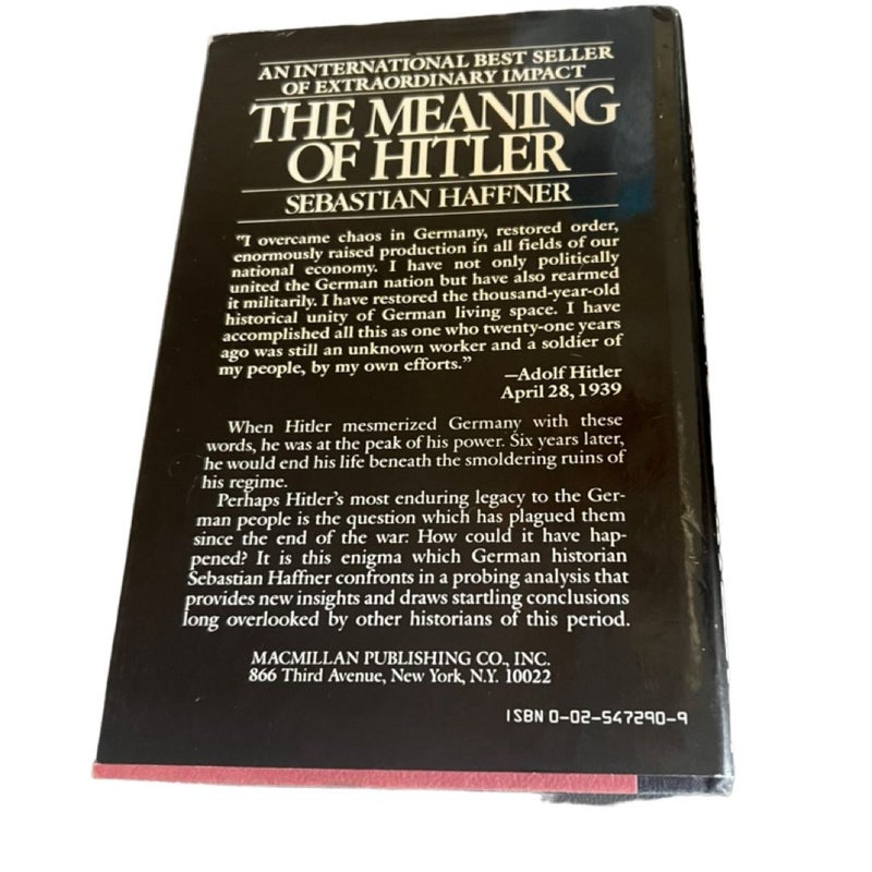 The Meaning of Hitler