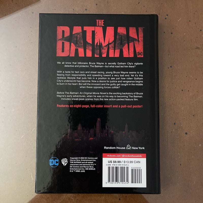 Before the Batman: an Original Movie Novel (the Batman Movie)