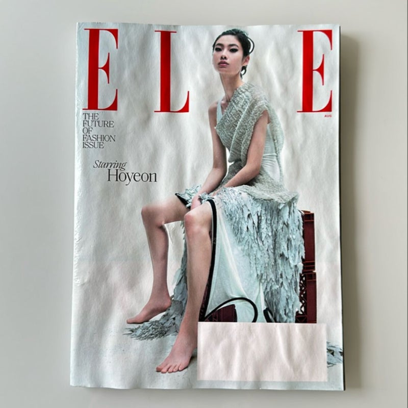 Elle Magazine. The Future of Fashion Issue, Starring Hoyeon. August 2024.