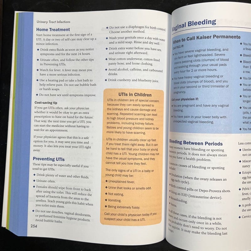 Kaiser Permanente Healthwise Handbook 2009